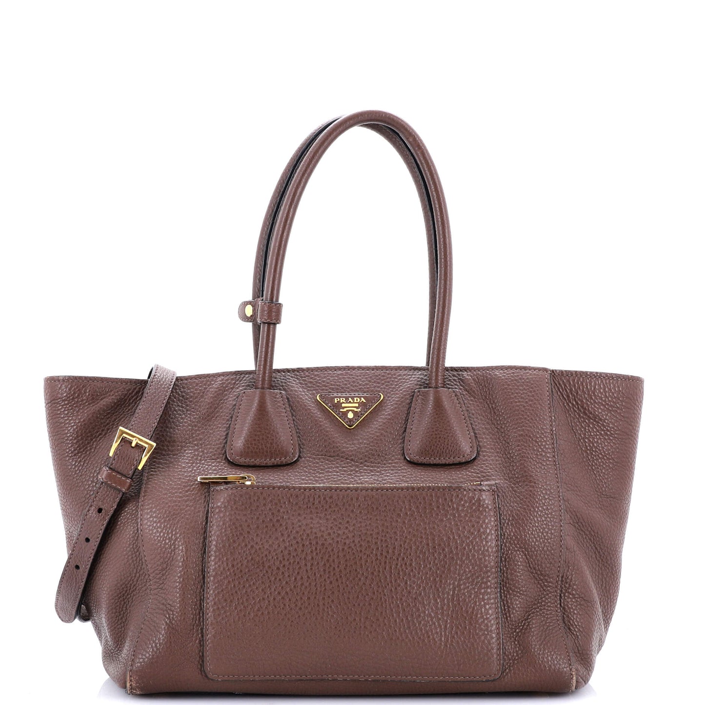 Front Pocket Wing Convertible Tote Vitello Daino