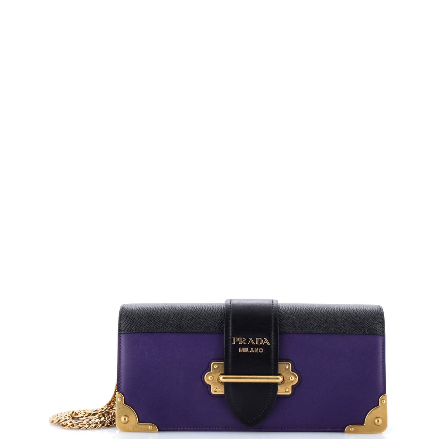 Cahier Chain Clutch City Calf and Saffiano