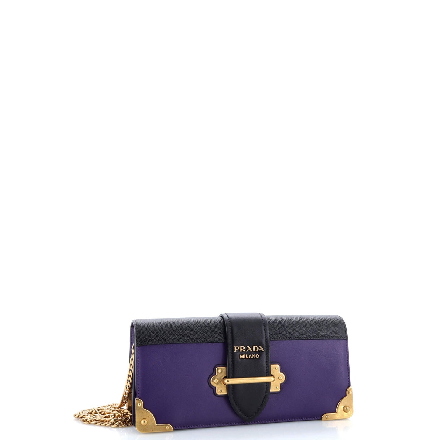 Cahier Chain Clutch City Calf and Saffiano