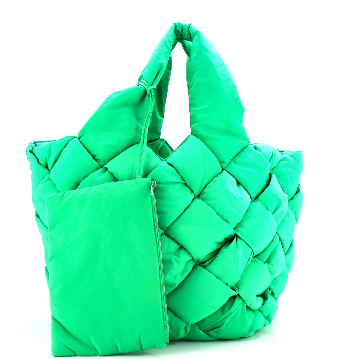 Cassette Paper Tote Intrecciato Nylon