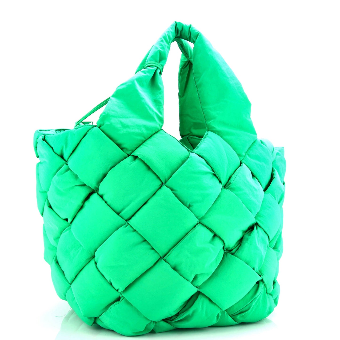 Cassette Paper Tote Intrecciato Nylon