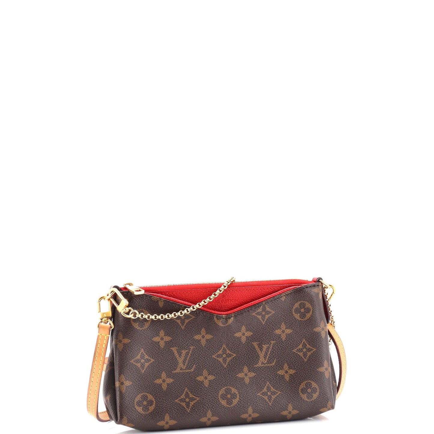 Pallas Clutch Monogram Canvas with Leather