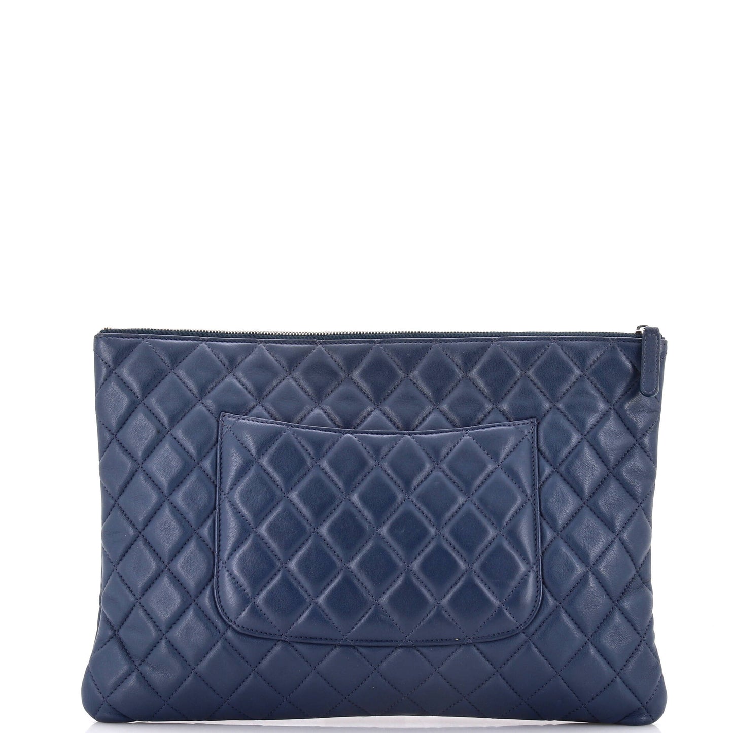 O Case Clutch Quilted Lambskin Large