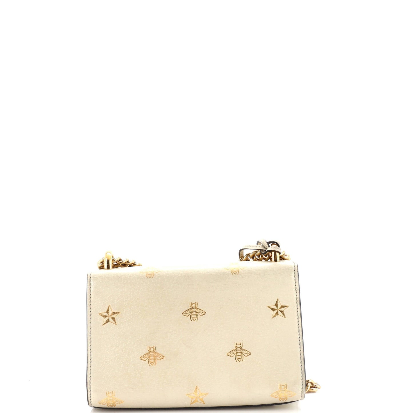 Padlock Shoulder Bag Printed Leather Small