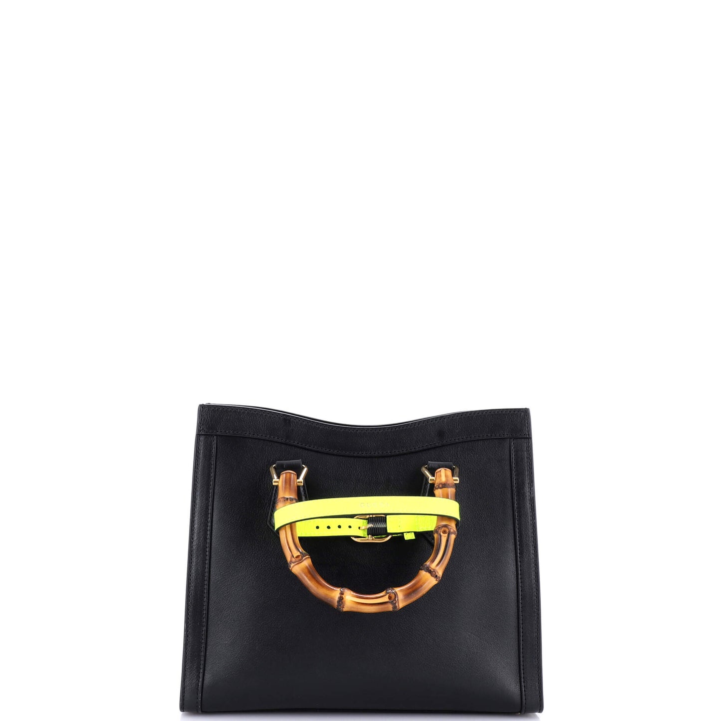 Diana NM Bamboo Handle Tote Leather Small