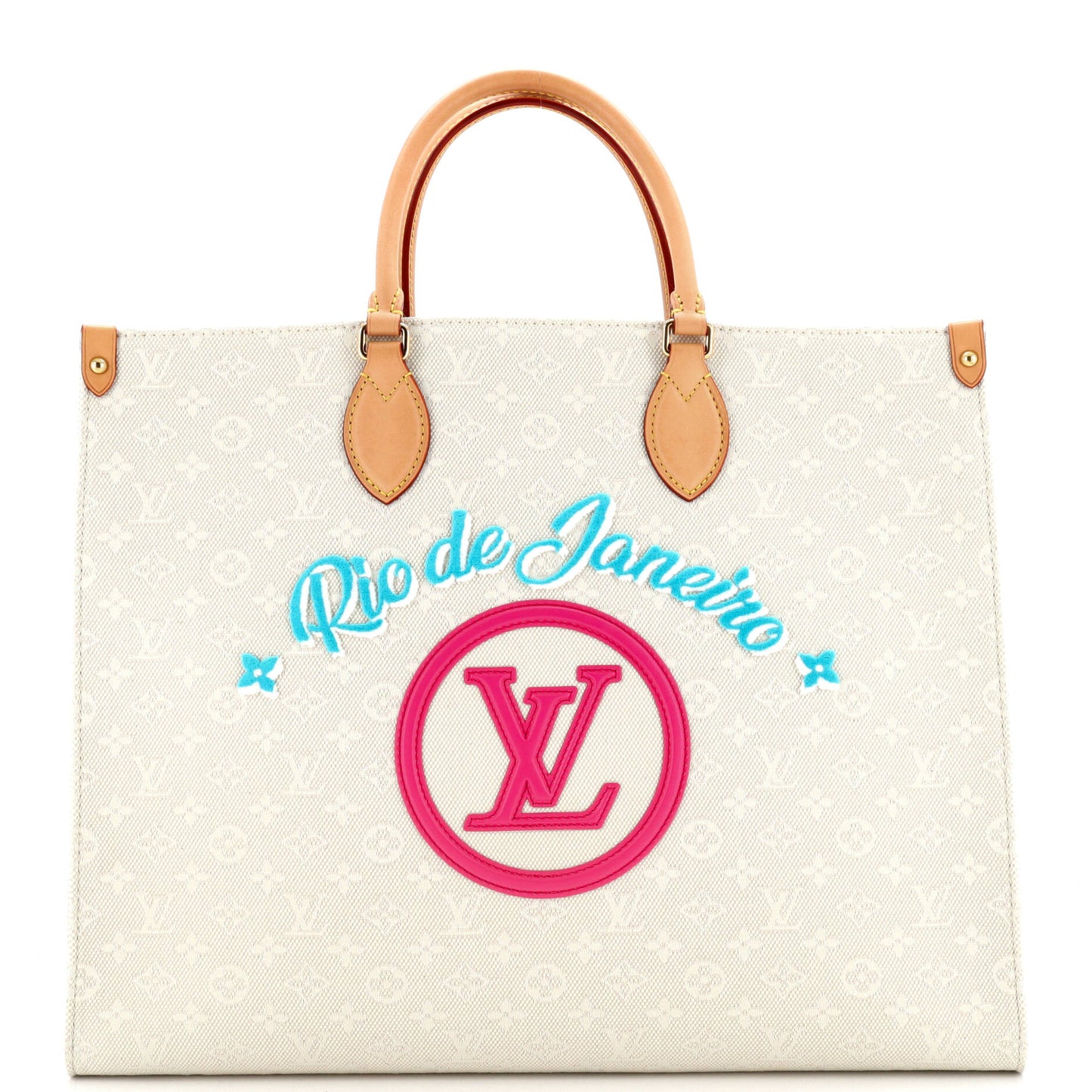 OnTheGo Tote Limited Edition Cities Monogram Jacquard and Tuffetage Canvas GM