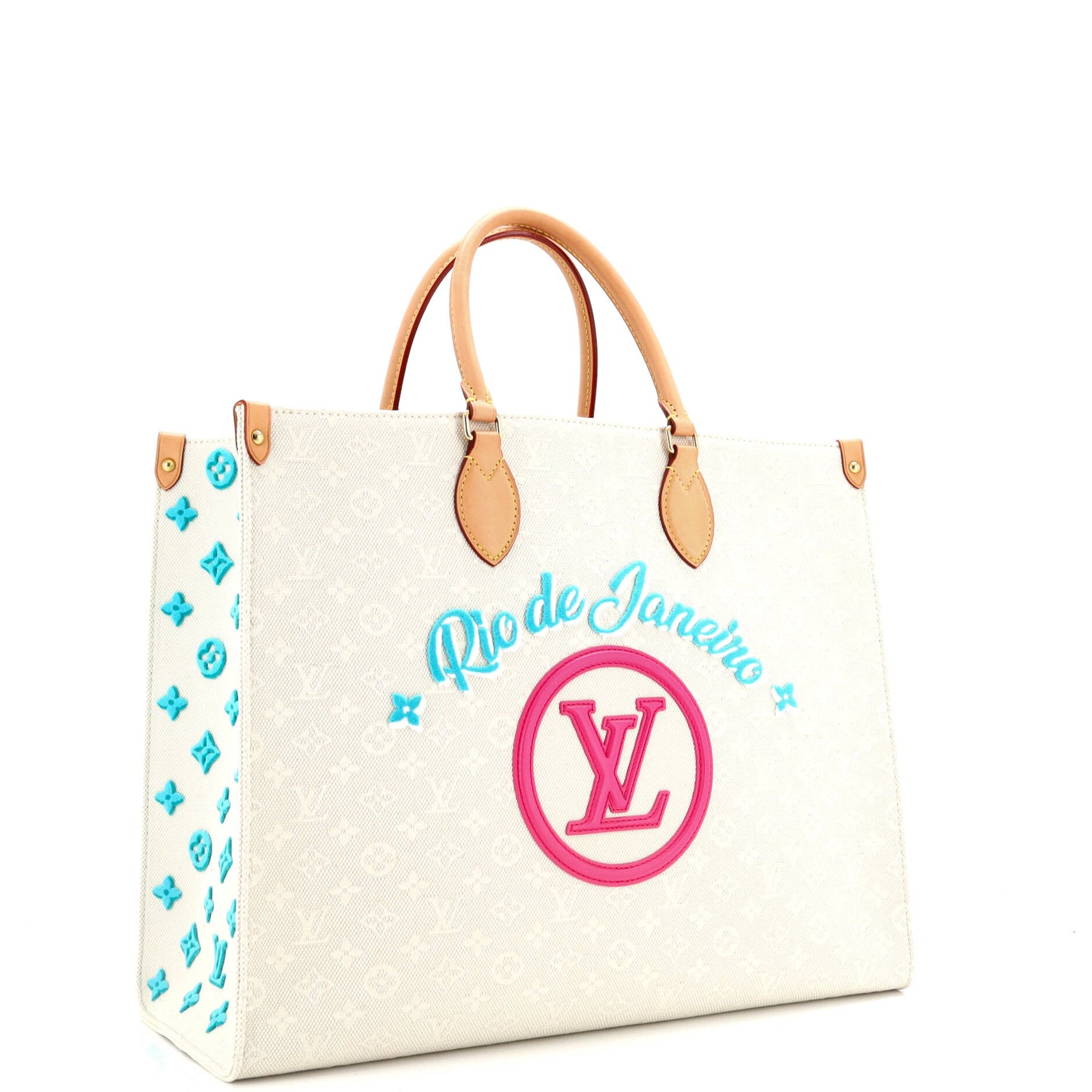 OnTheGo Tote Limited Edition Cities Monogram Jacquard and Tuffetage Canvas GM