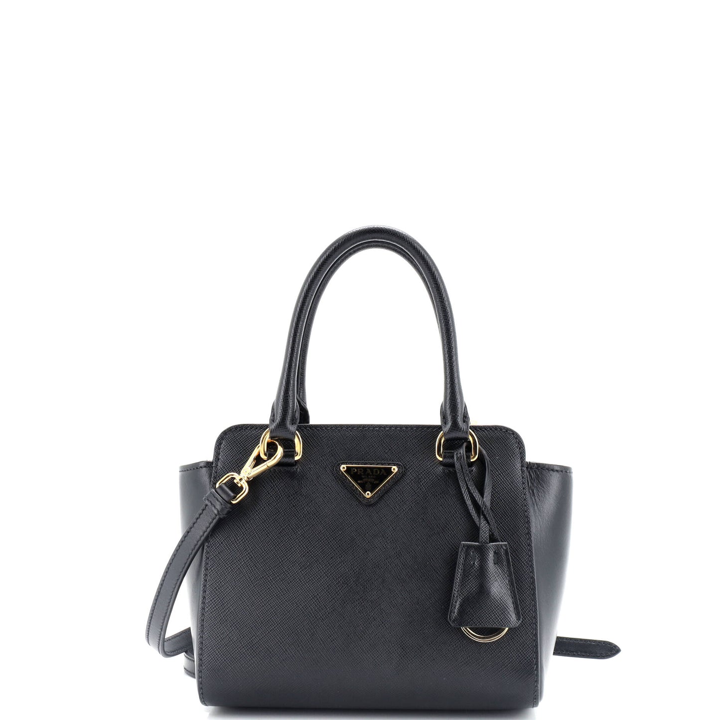 Convertible Tote Saffiano with Soft Calf Mini