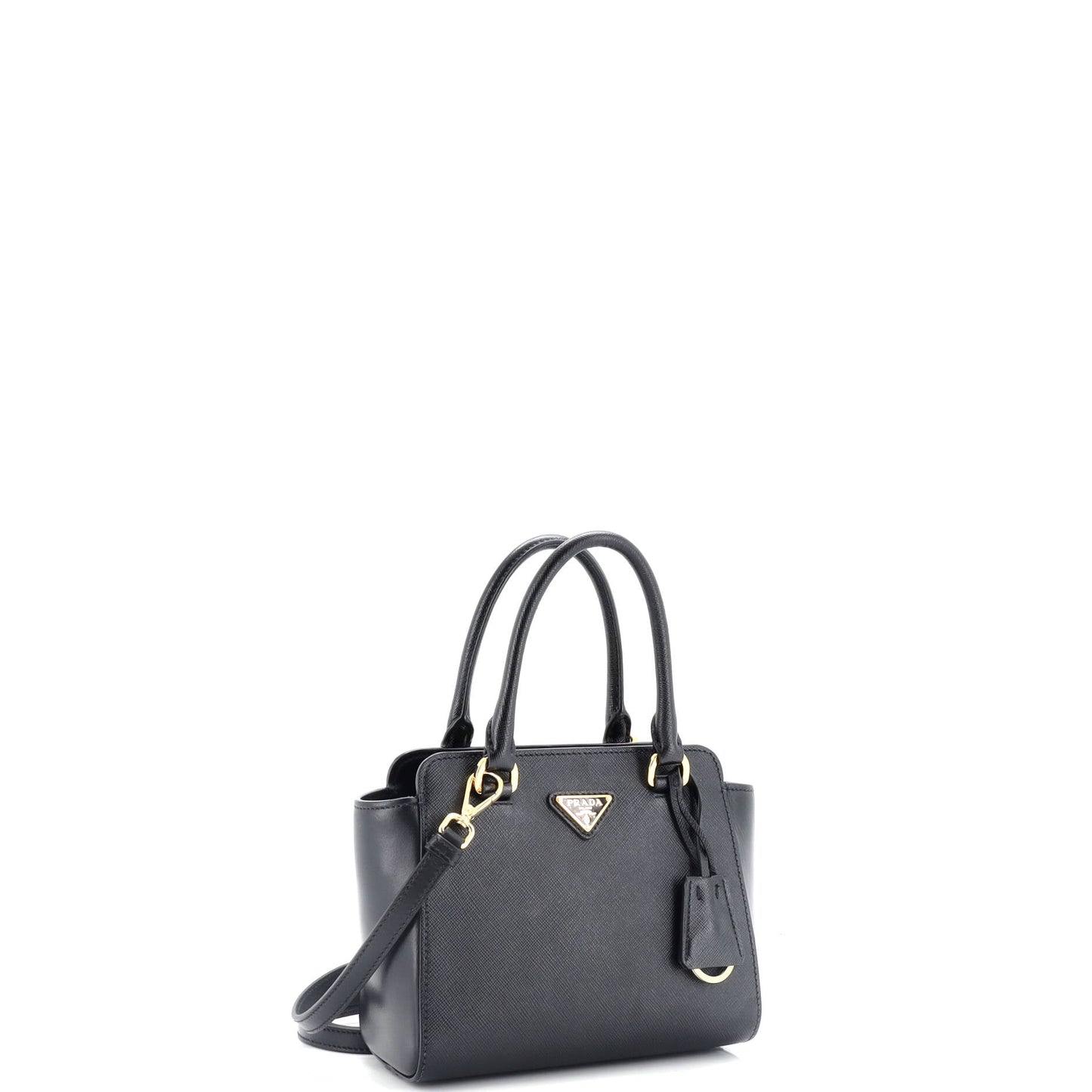 Convertible Tote Saffiano with Soft Calf Mini