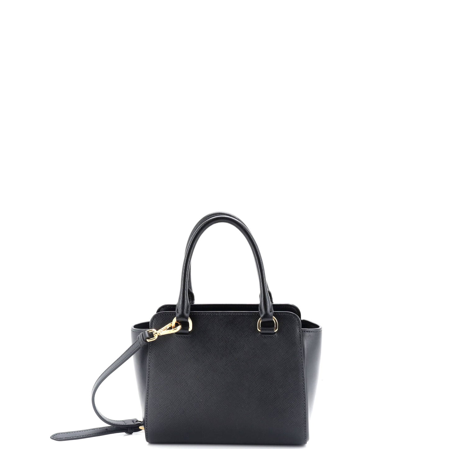 Convertible Tote Saffiano with Soft Calf Mini