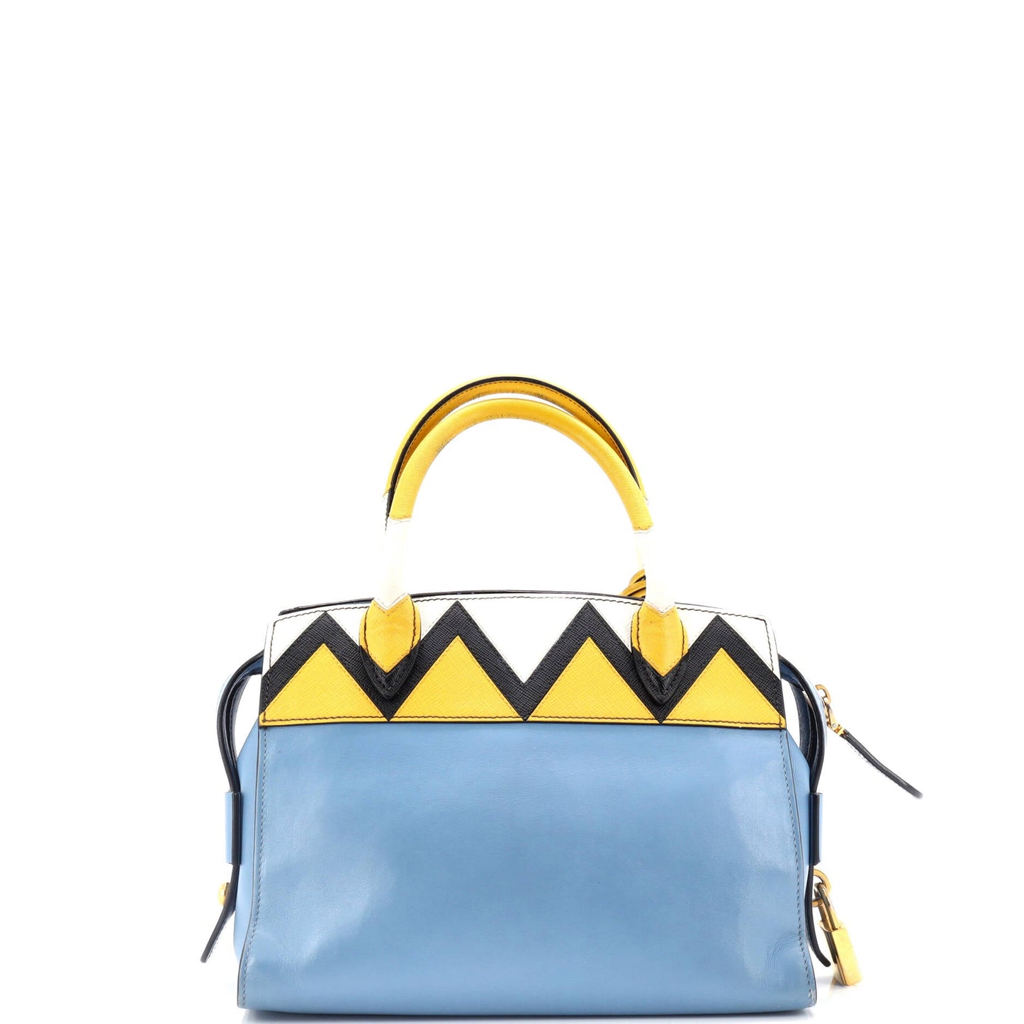 Esplanade Tote City Calf and Greca Saffiano Medium