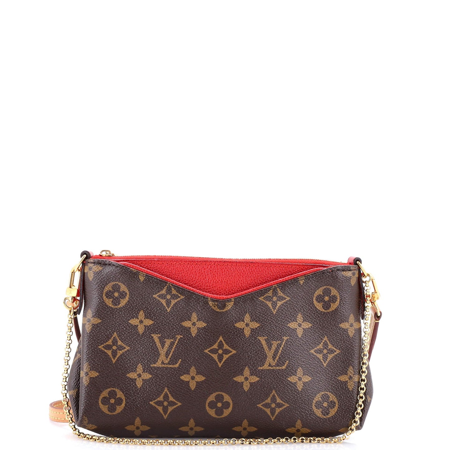 Pallas Clutch Monogram Canvas with Leather