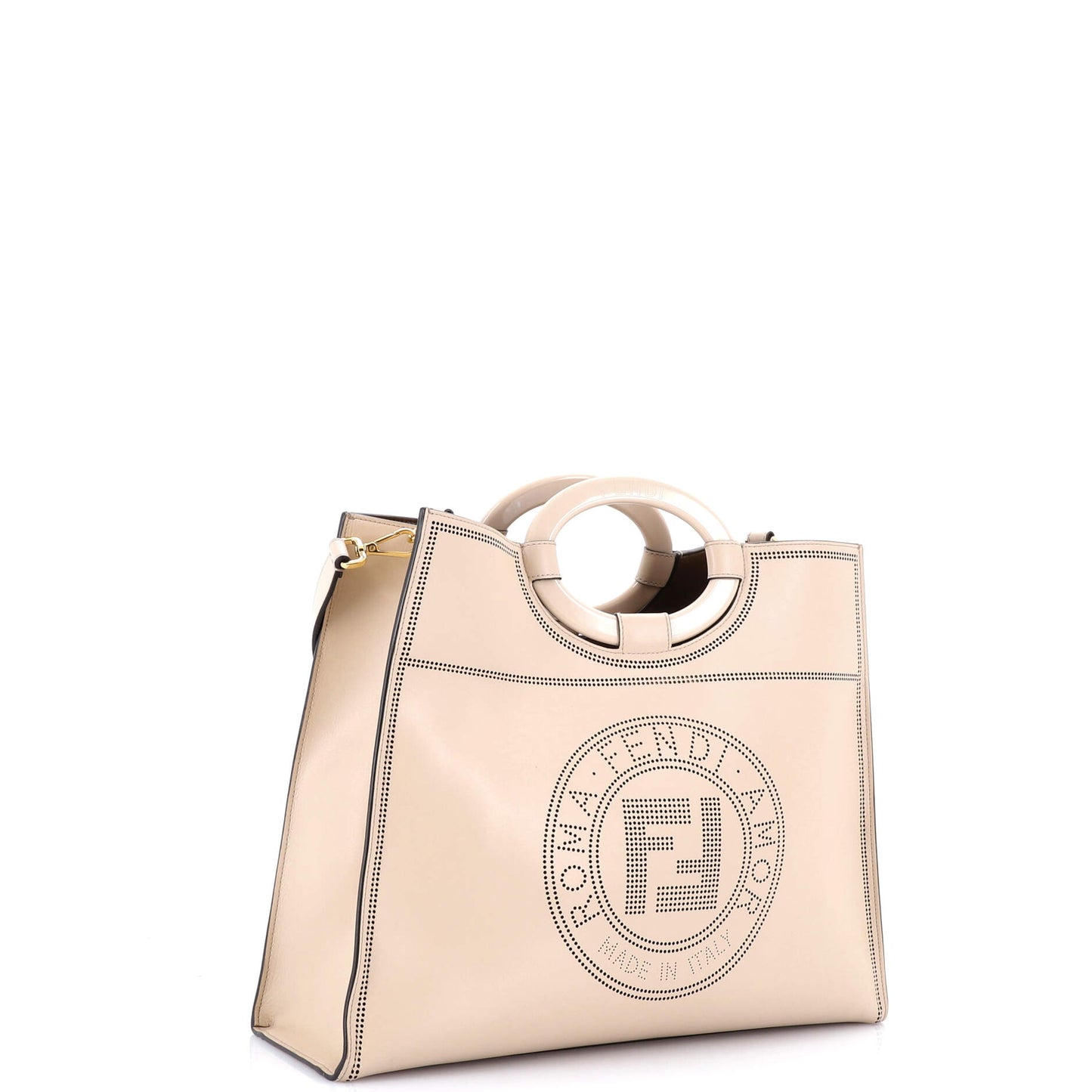 Runaway Shopper Tote Perforated Leather Medium