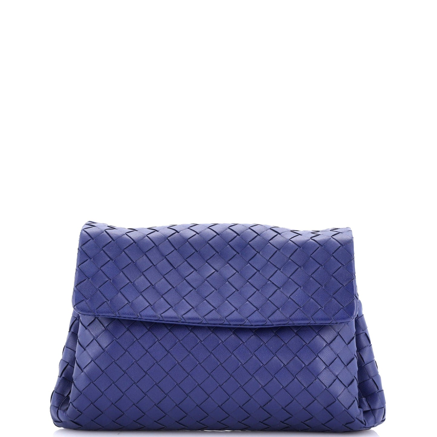 Compartment Flap Clutch Intrecciato Nappa Medium