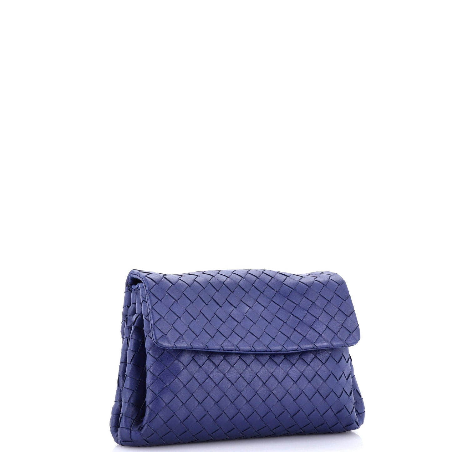 Compartment Flap Clutch Intrecciato Nappa Medium