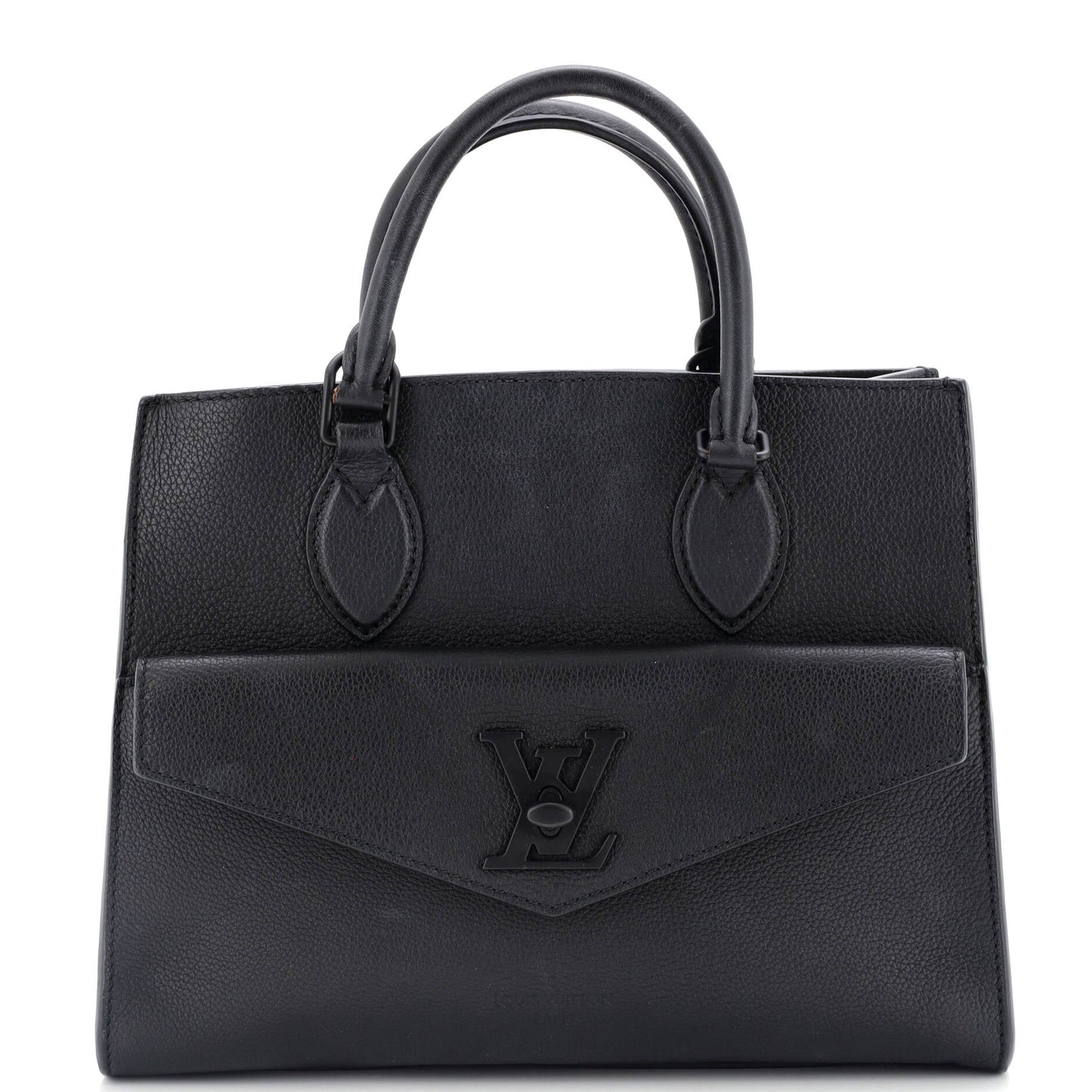 Lockme Monochrome Tote Leather PM