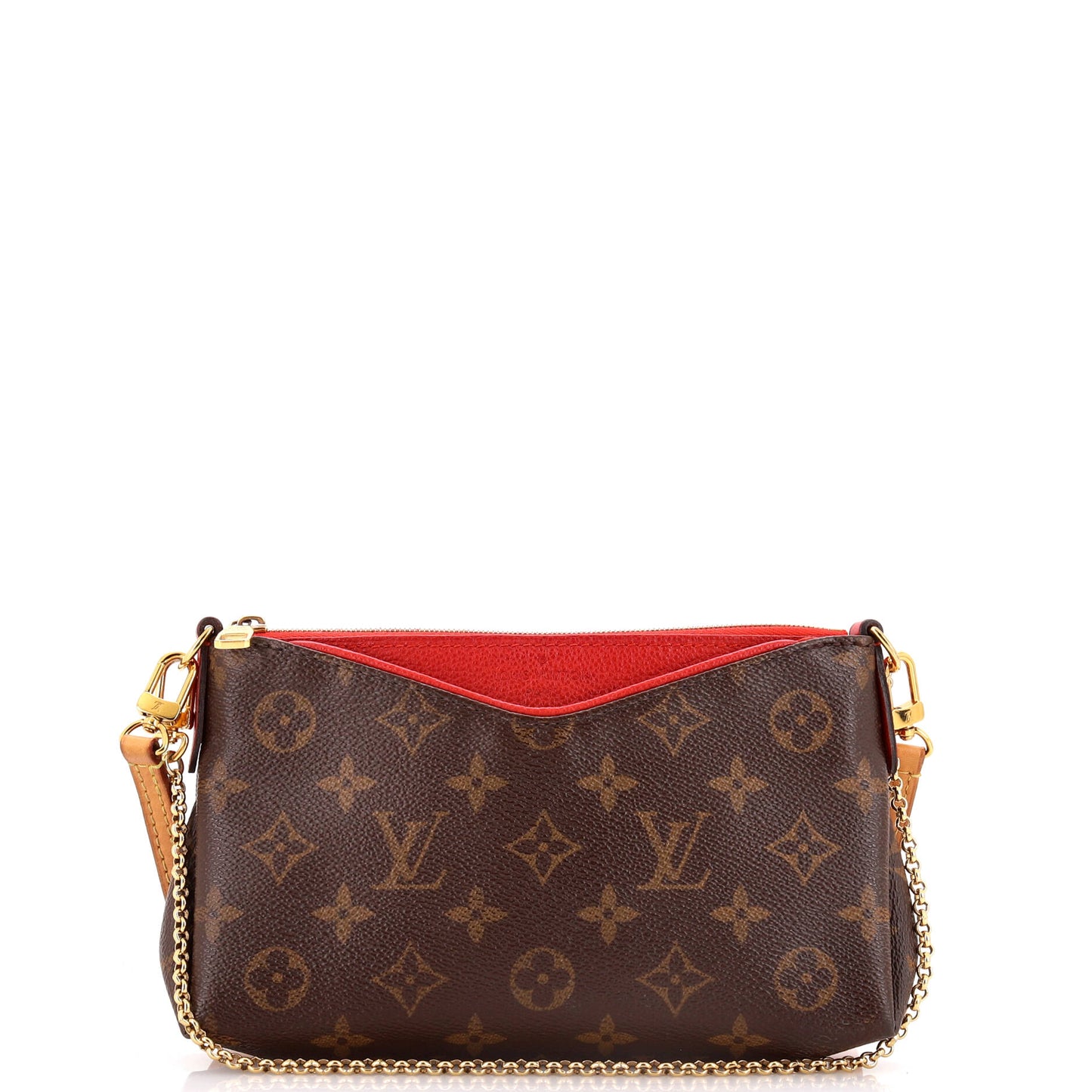 Pallas Clutch Monogram Canvas with Leather