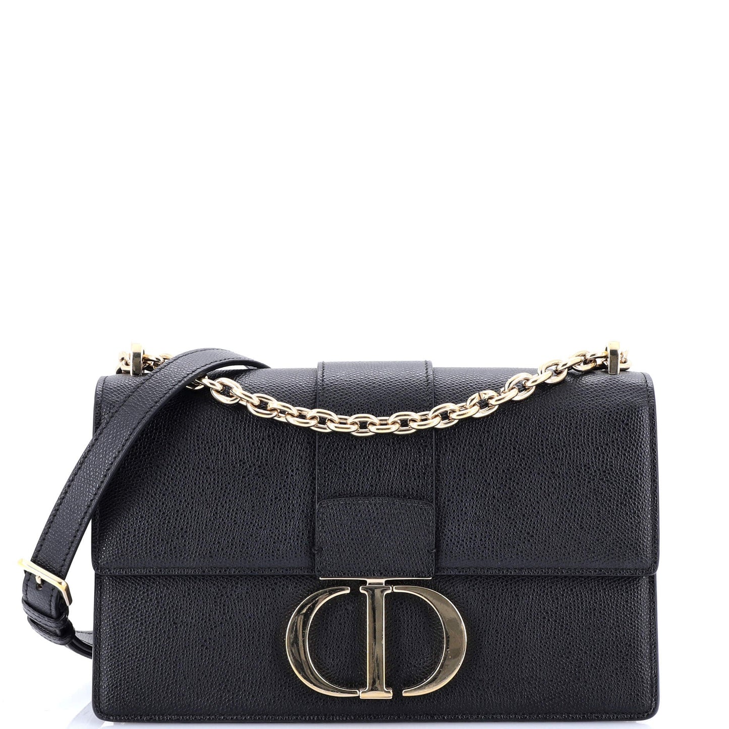 30 Montaigne Chain Flap Bag Leather