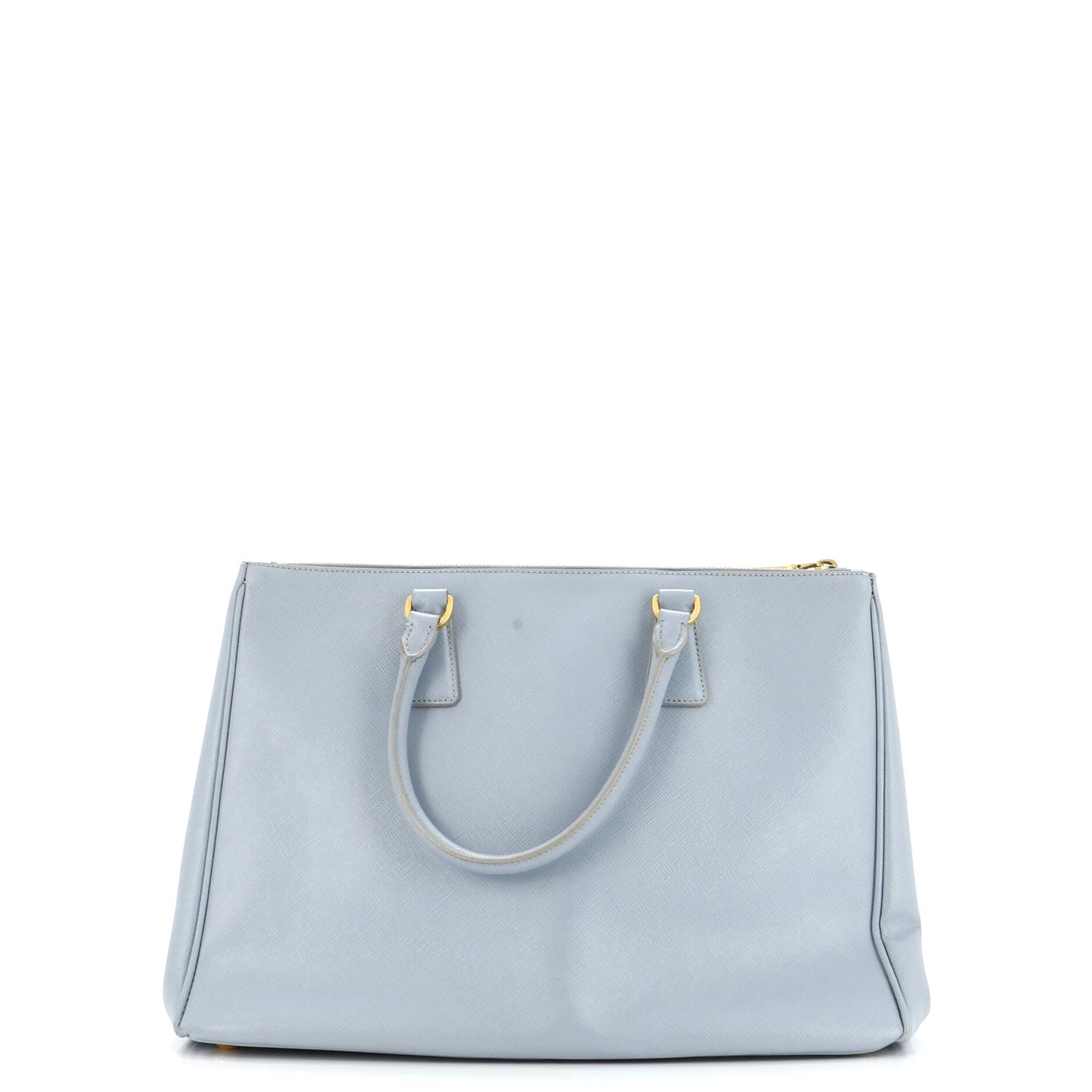 Double Zip Lux Tote Saffiano Leather Large