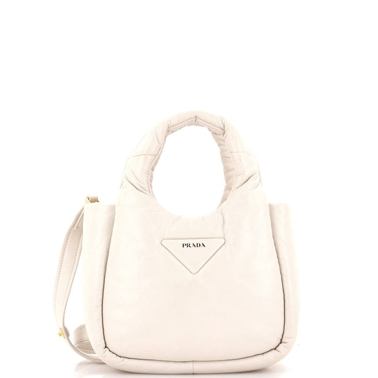 Padded Soft Tote Leather Mini