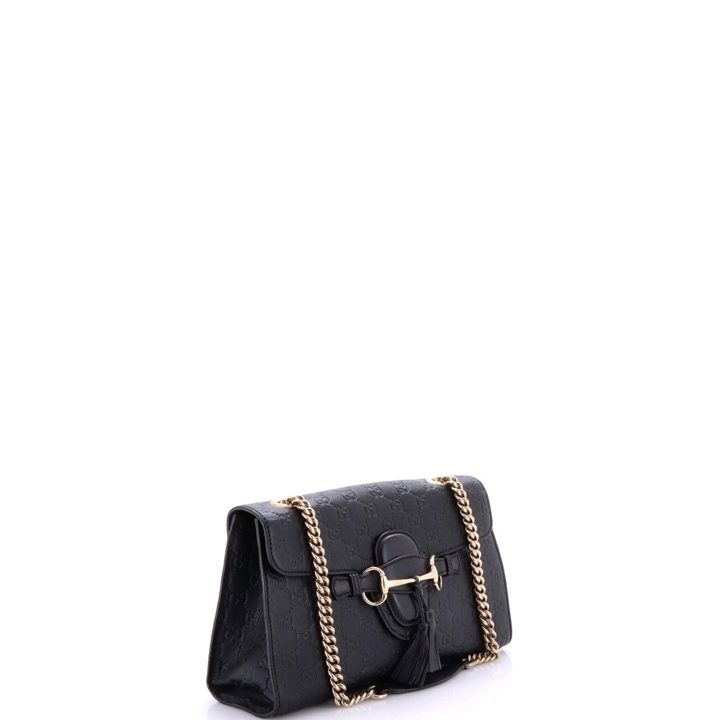 Emily Chain Flap Bag Guccissima Leather Medium