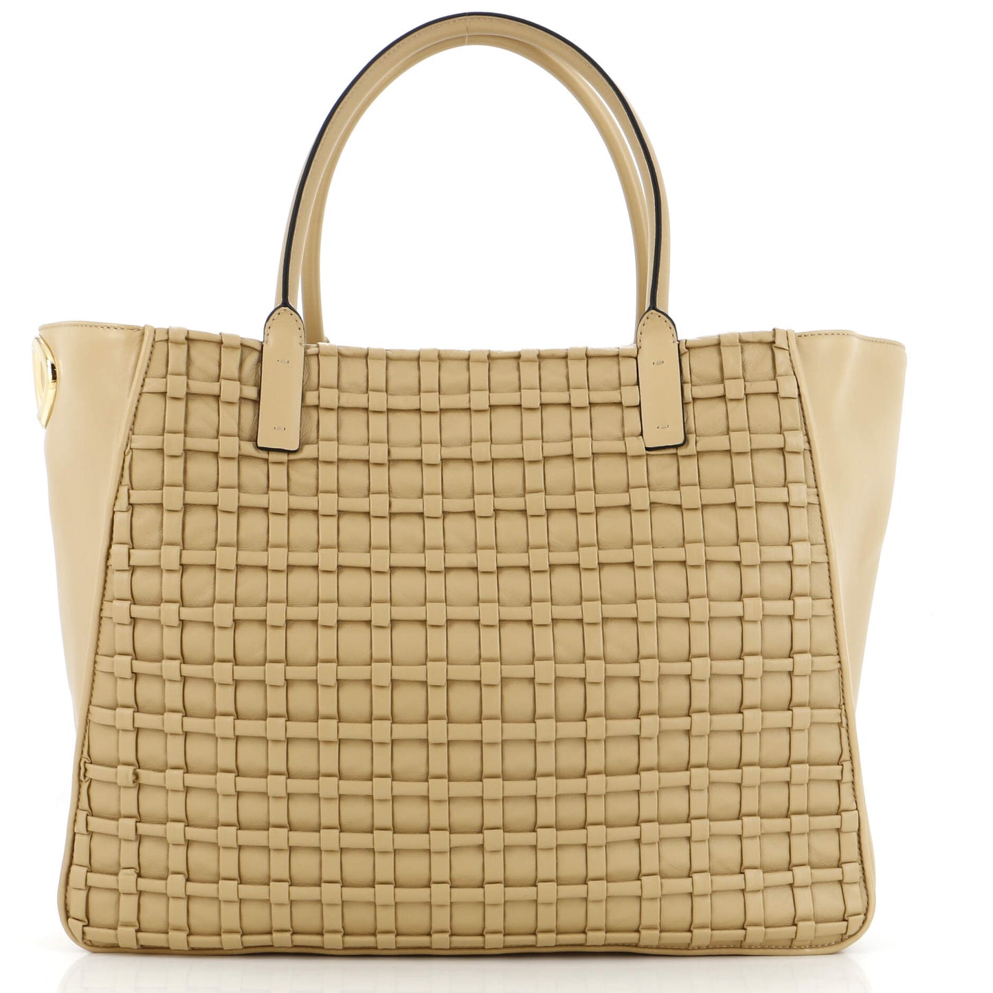 VLogo Bold Tote Leather Large