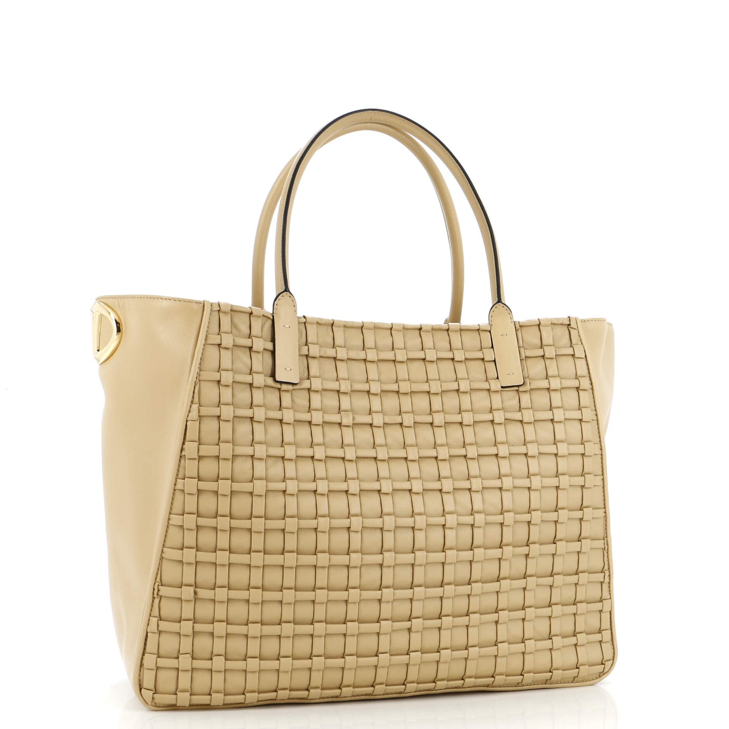 VLogo Bold Tote Leather Large