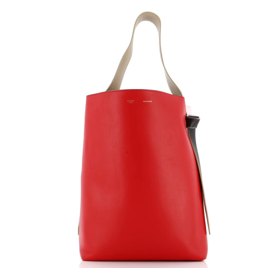 Twisted Cabas Tote Calfskin Small