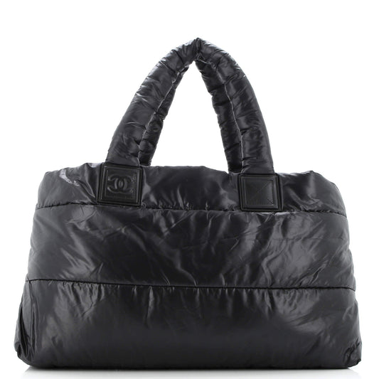 Coco Cocoon Reversible Tote Quilted Nylon Medium