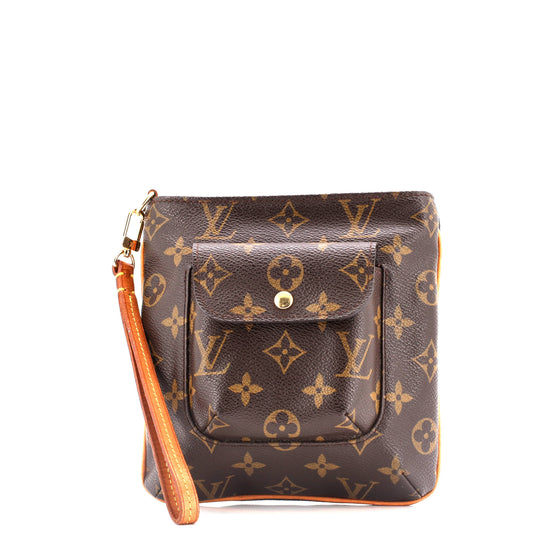 Partition Wristlet Clutch Monogram Canvas