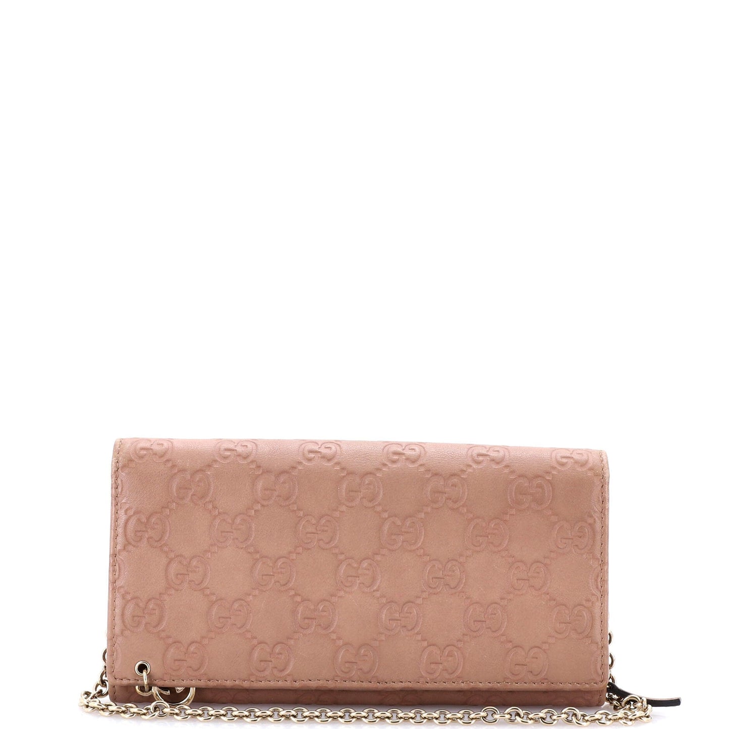 Signature Wallet on Chain Guccissima Leather
