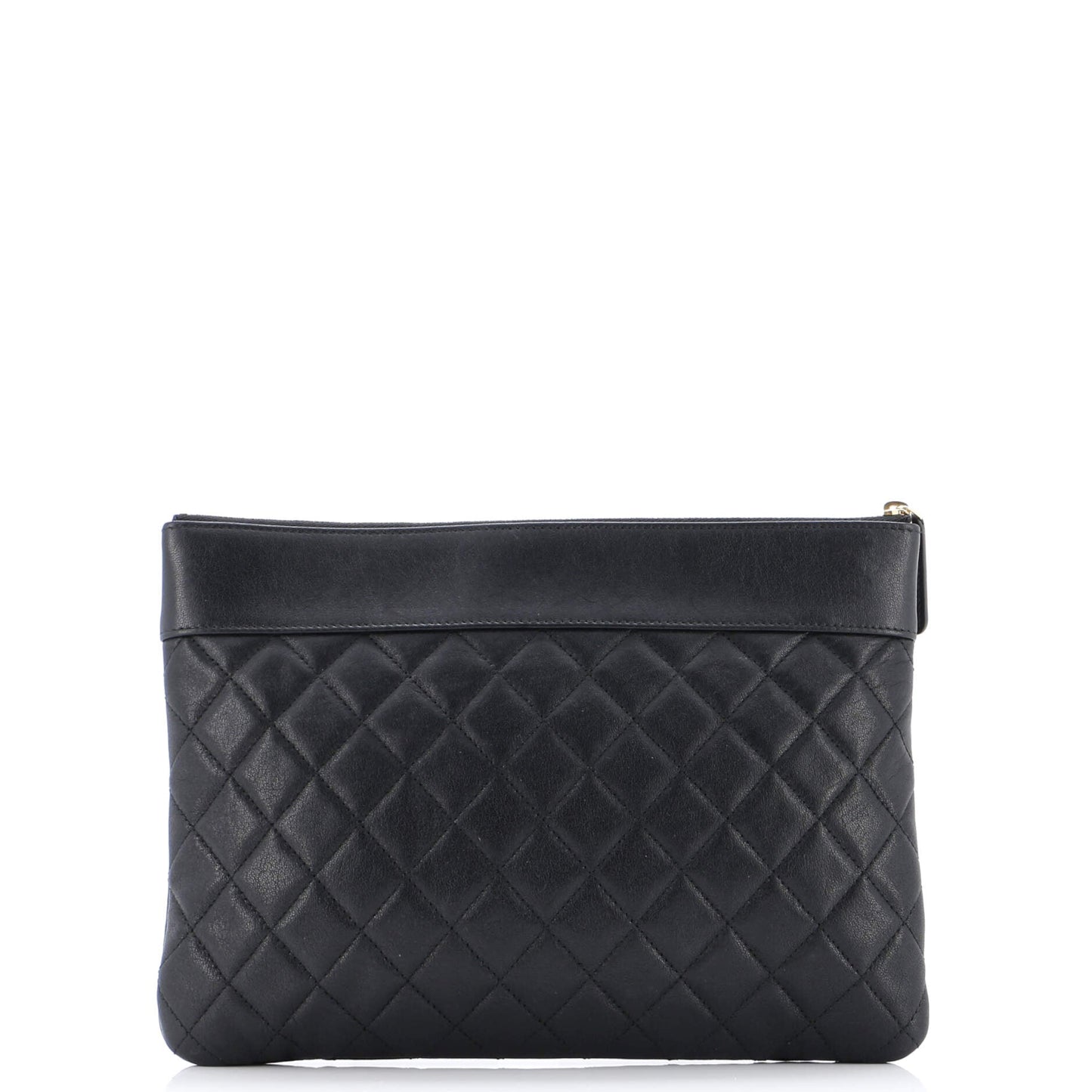 Mademoiselle Vintage O Case Clutch Quilted Sheepskin Medium