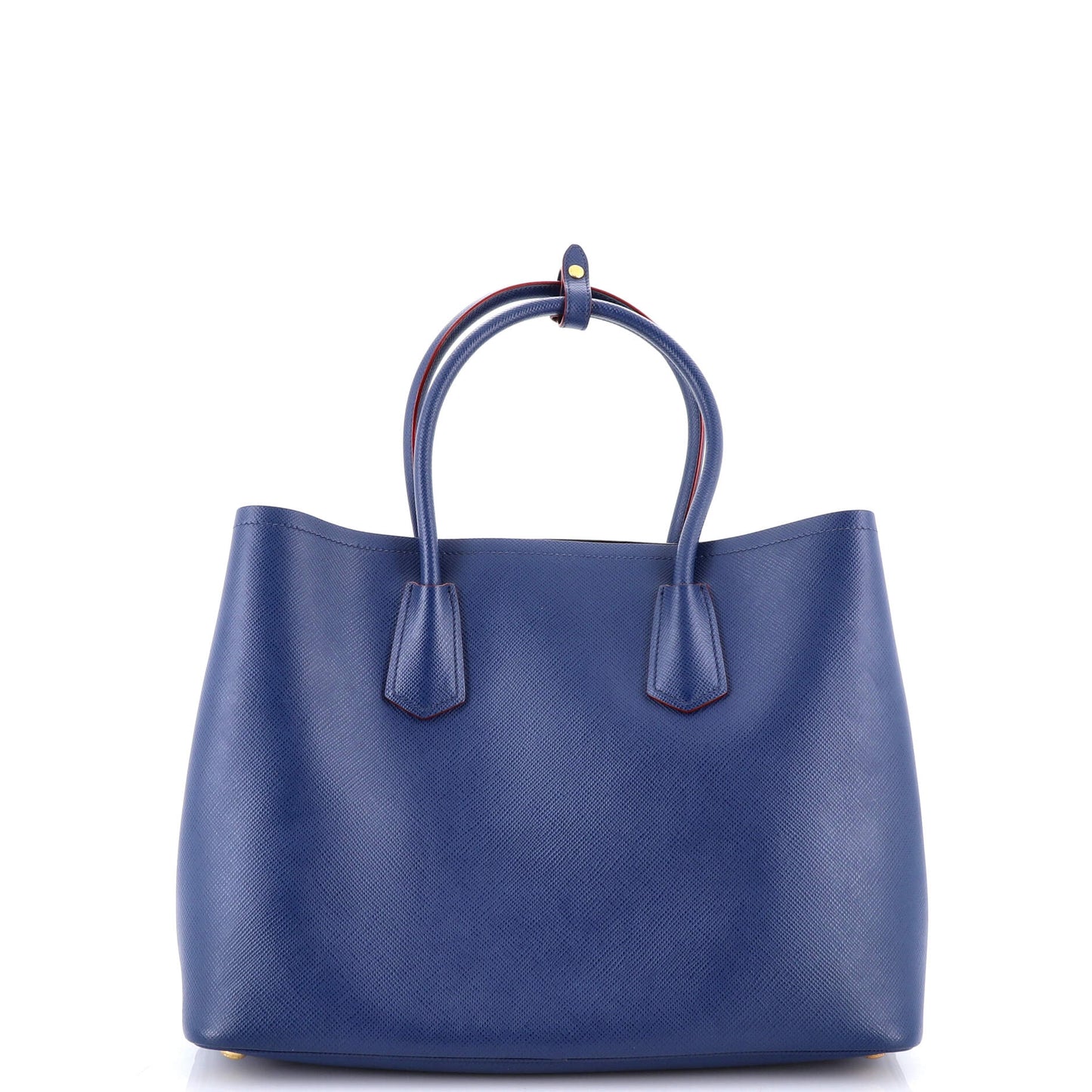 Cuir Double Tote Saffiano Leather Large