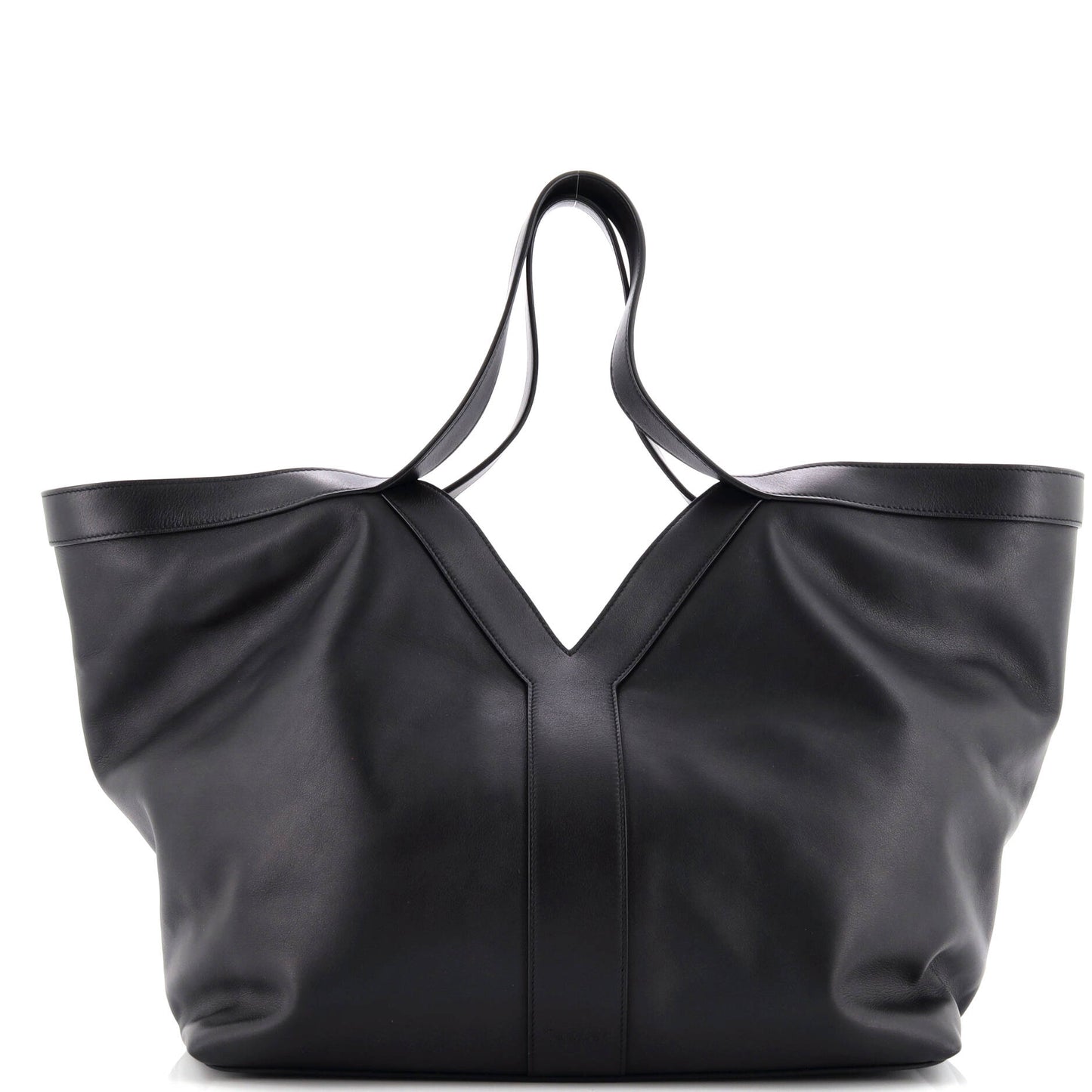 Y Shopper Tote Leather