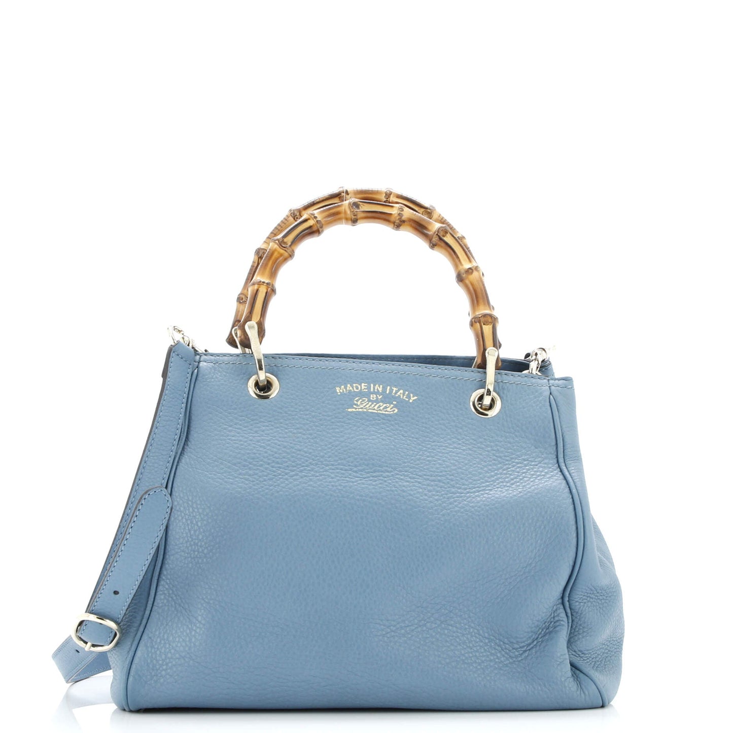 Bamboo Shopper Tote Leather Small