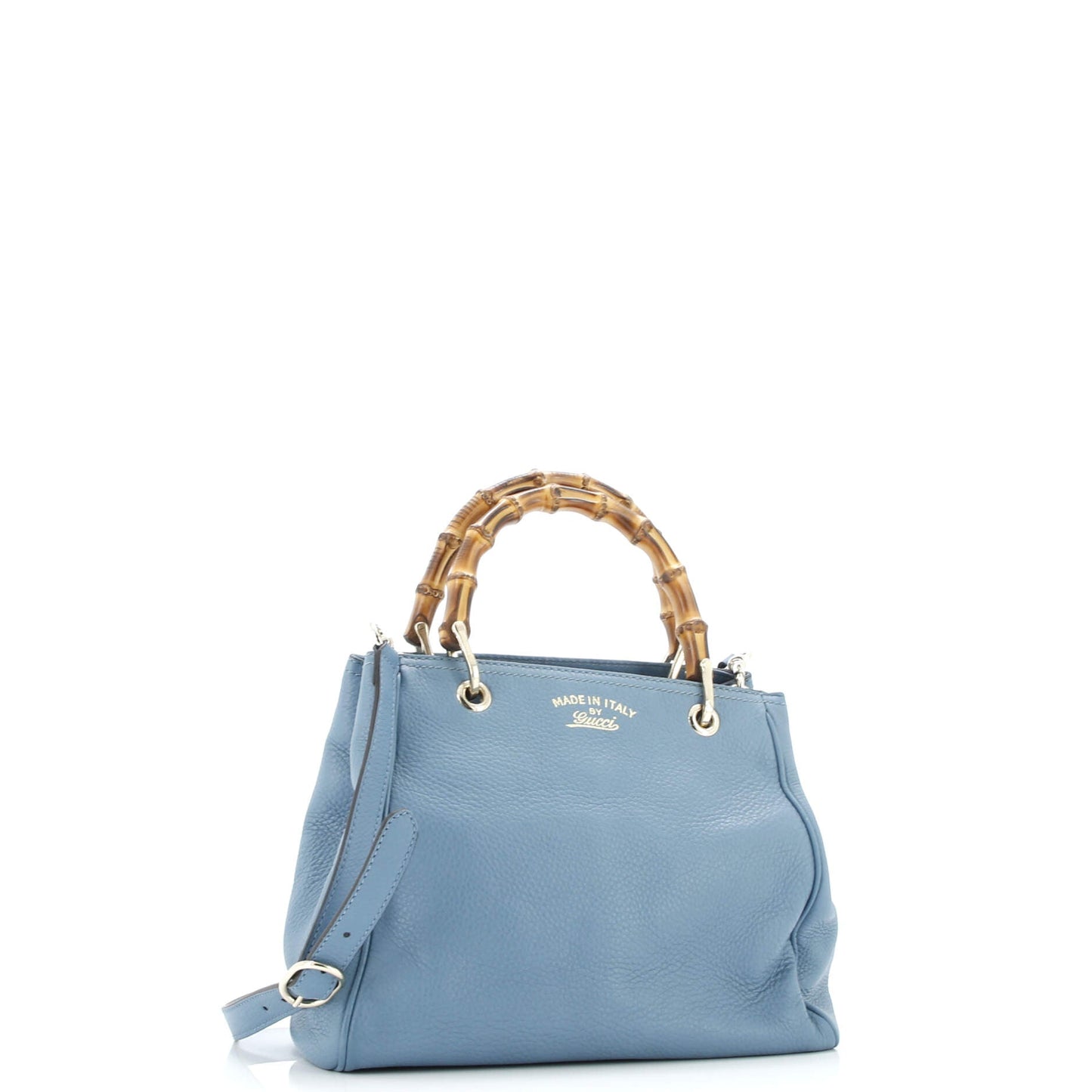 Bamboo Shopper Tote Leather Small