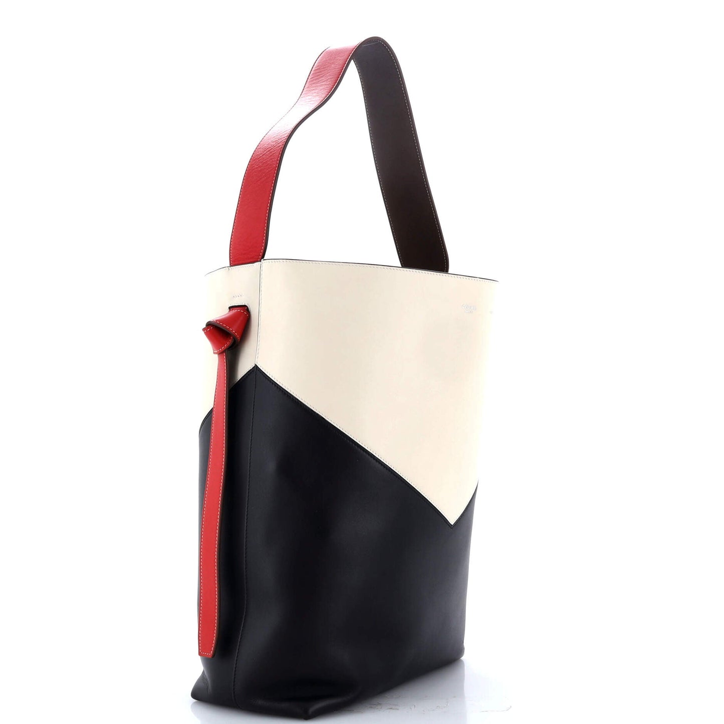 Twisted Cabas Tote Calfskin Small