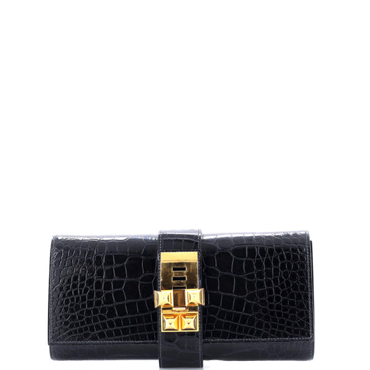 Medor Clutch Shiny Alligator 23