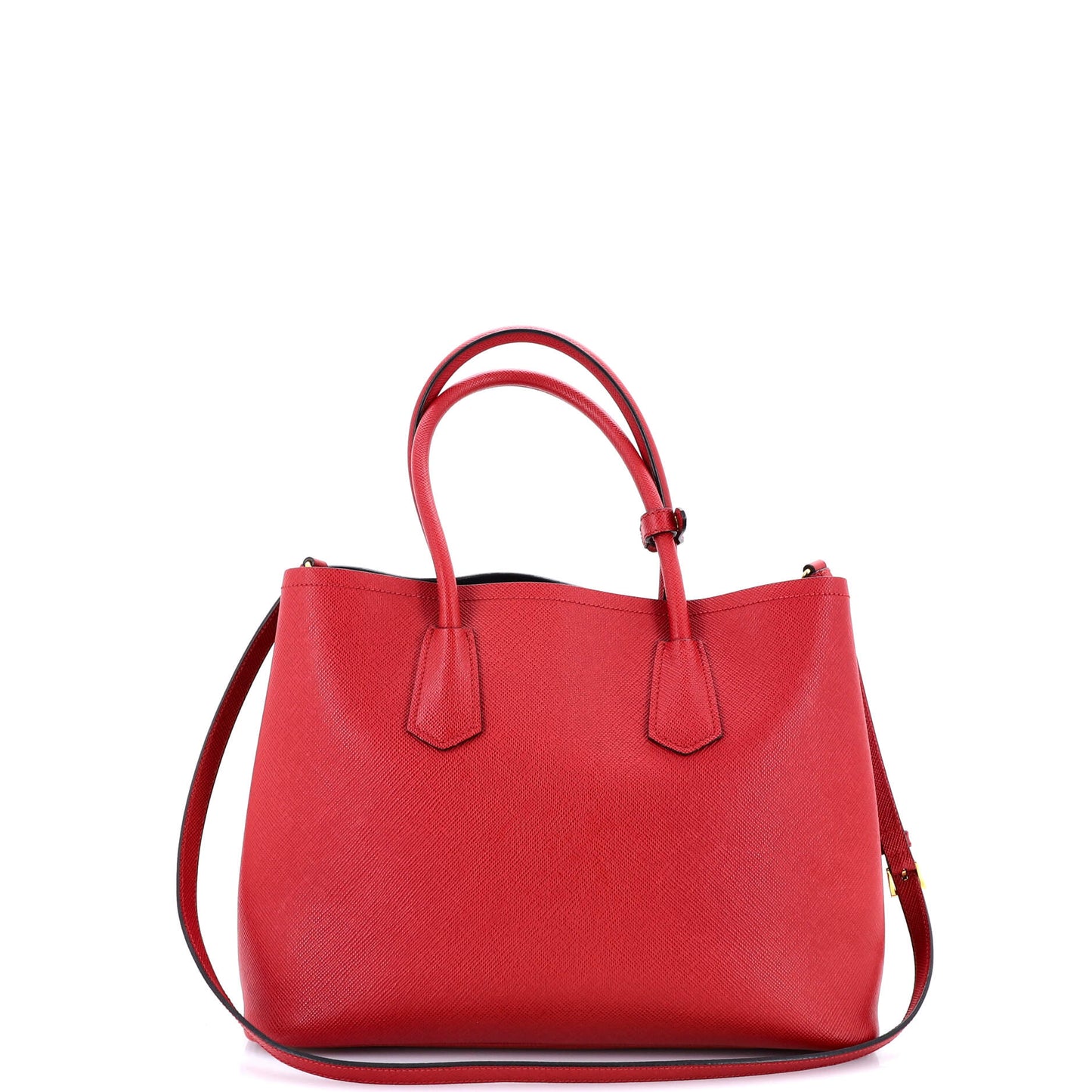 Cuir Double Tote Saffiano Leather Large