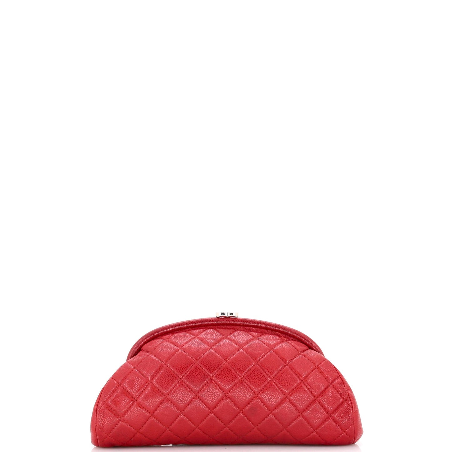 Timeless Clutch Quilted Caviar