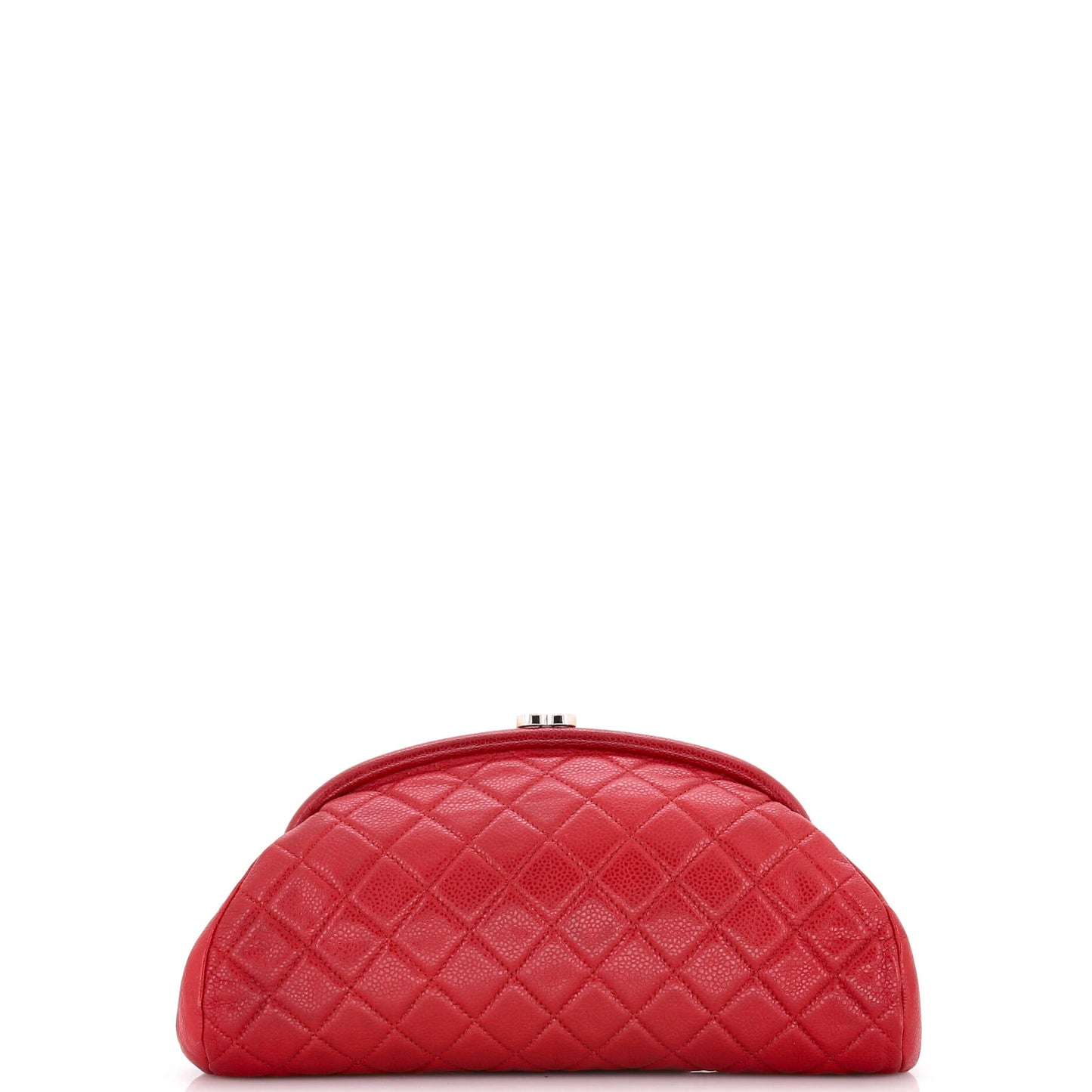 Timeless Clutch Quilted Caviar