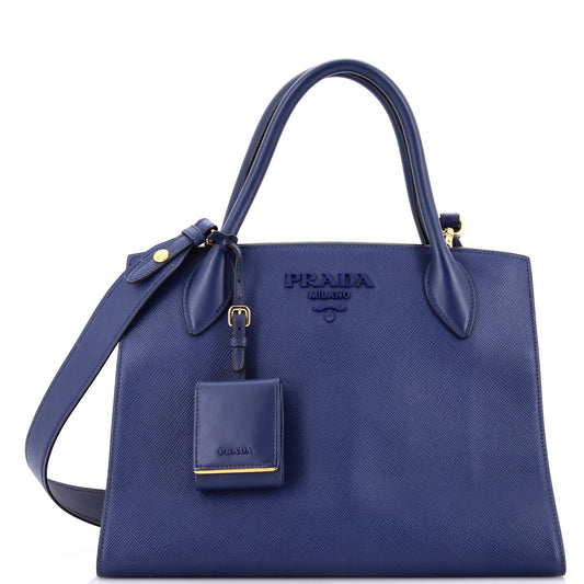 Monochrome Tote Saffiano with City Calf Medium