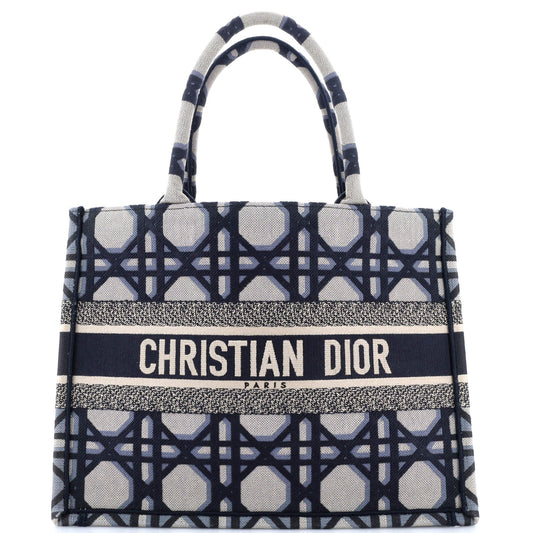 Book Tote Macrocannage Canvas Medium