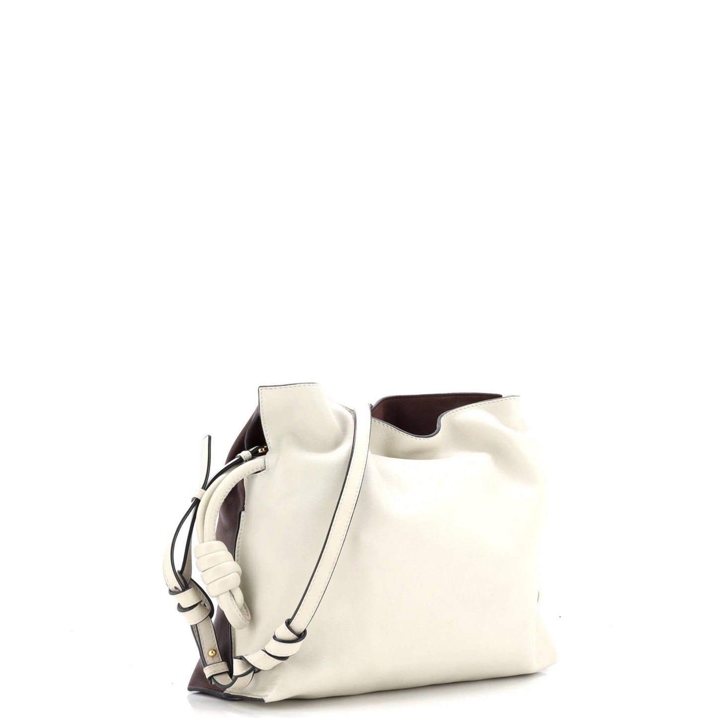 Flamenco Knot Clutch Leather Medium