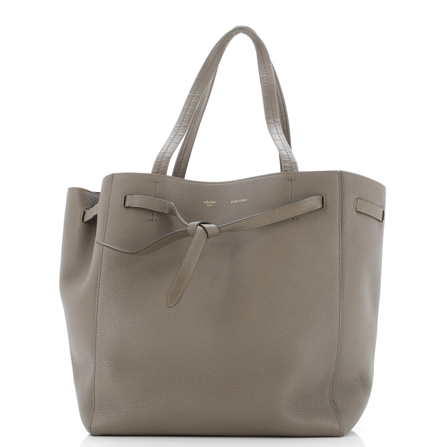 Phantom Tie Cabas Tote Leather Small