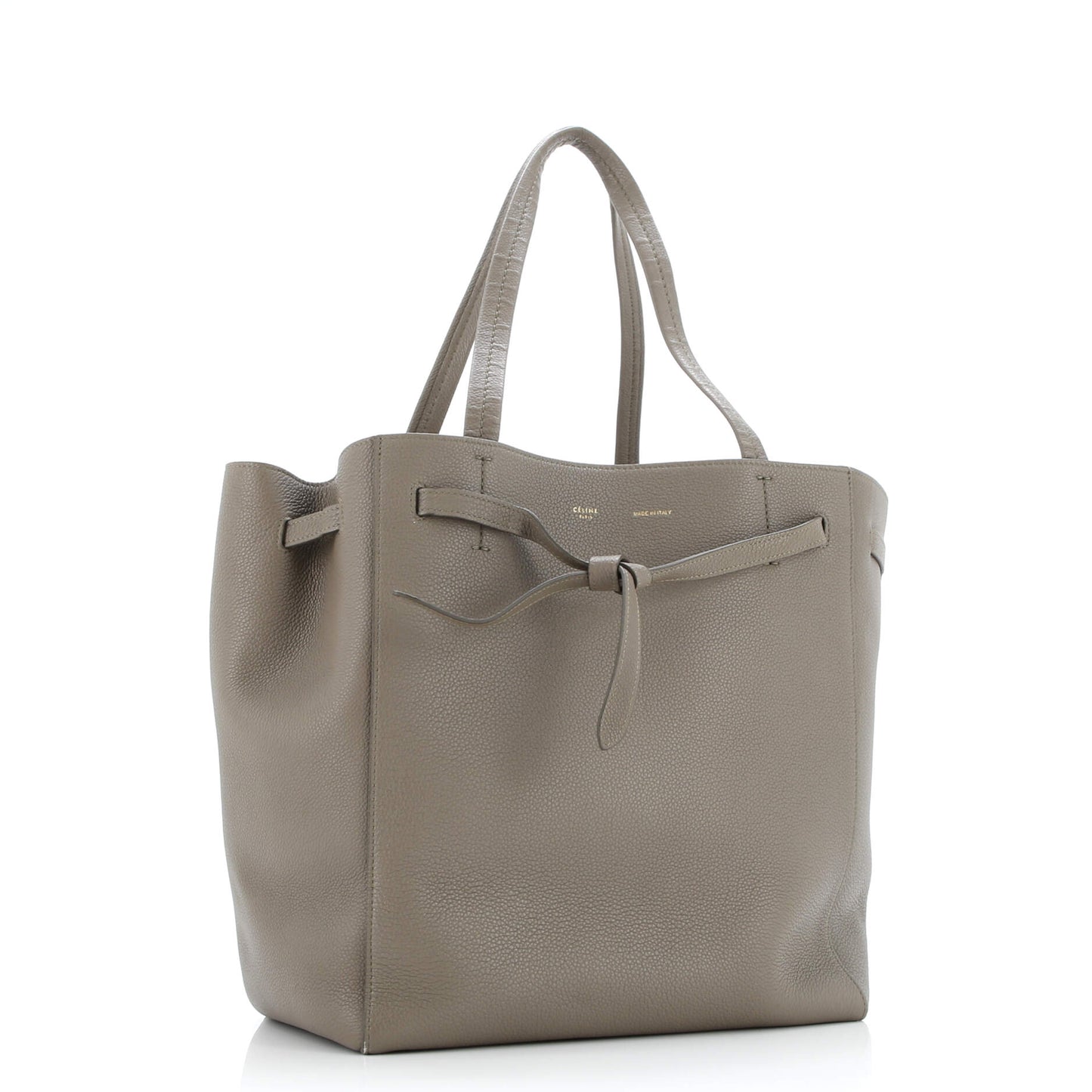 Phantom Tie Cabas Tote Leather Small