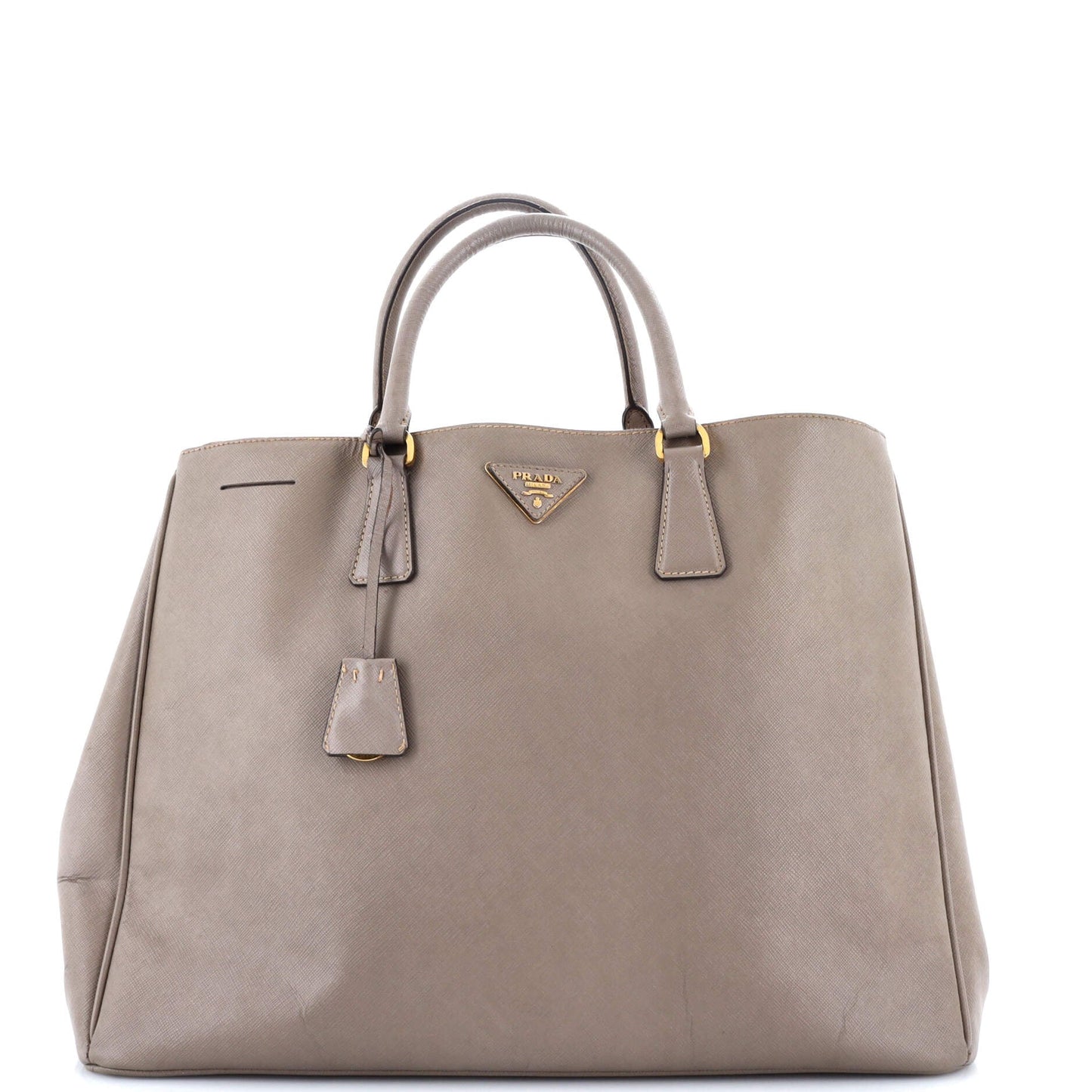 Double Zip Lux Tote Saffiano Leather XL