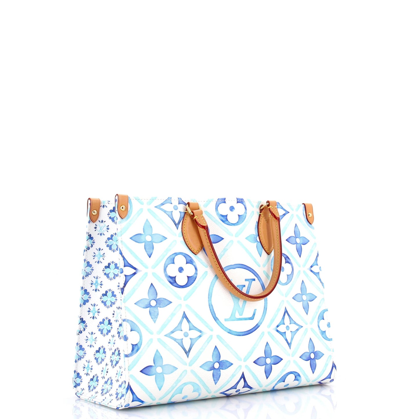 OnTheGo Tote Monogram Tiles By The Pool MM