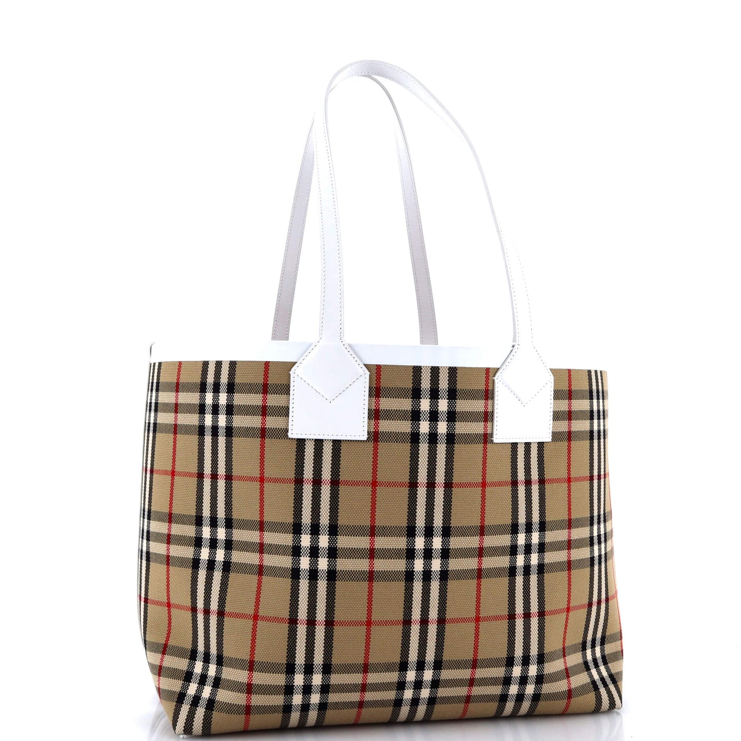 London Tote Vintage Check Canvas Small