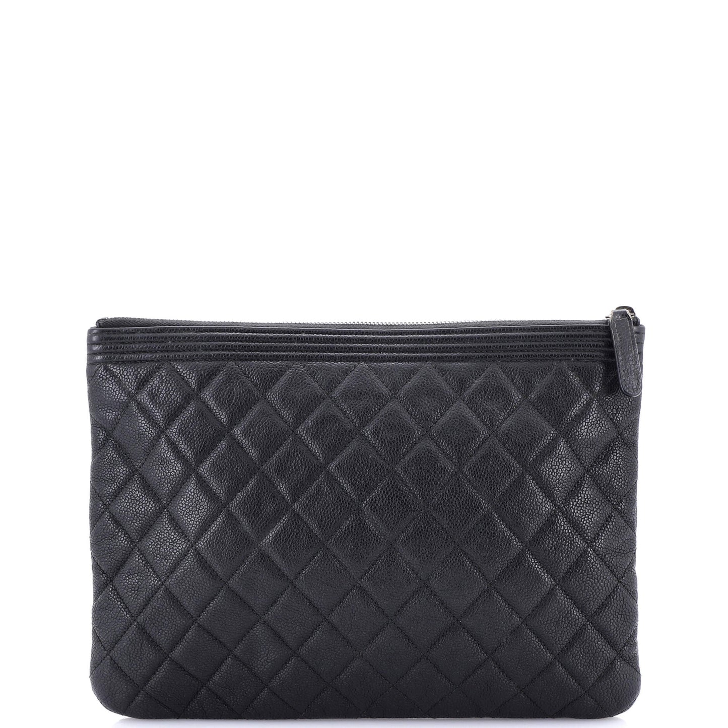 Boy O Case Clutch Quilted Caviar Medium